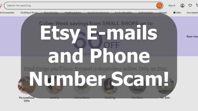 Etsy Scam