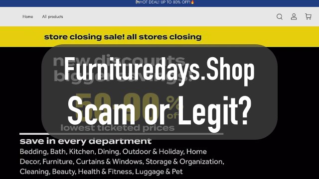 Furnituredays.shop review