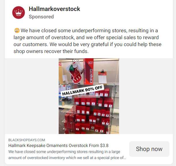 Hallmark-overstock-scam