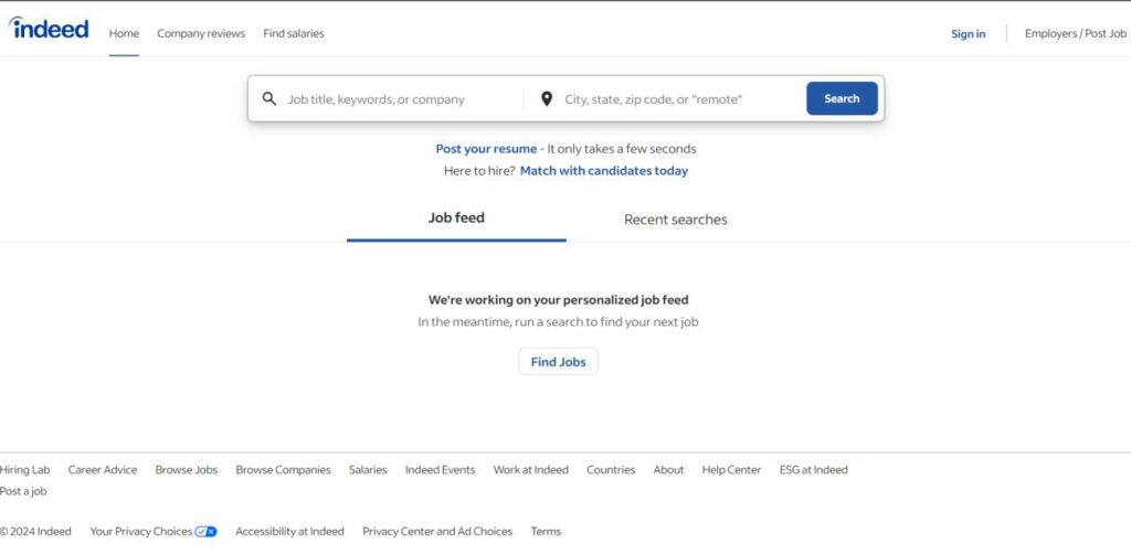 Indeed official website