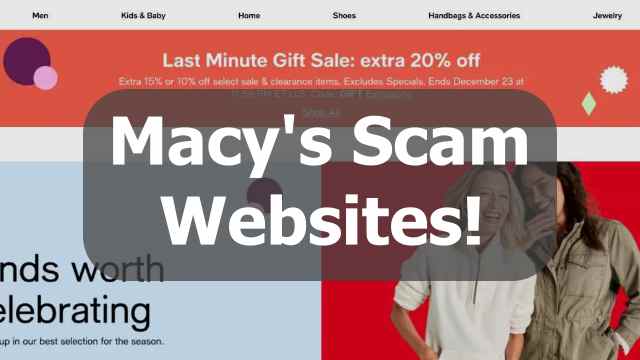 Macy Scam websites