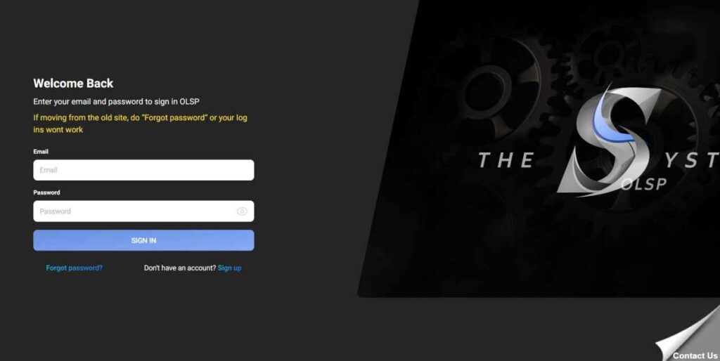 OLSP System official website