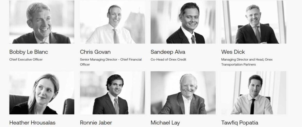 onex top executives