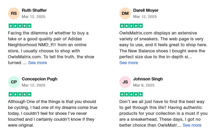 Owlsmatrix.com Fake Positive Reviews