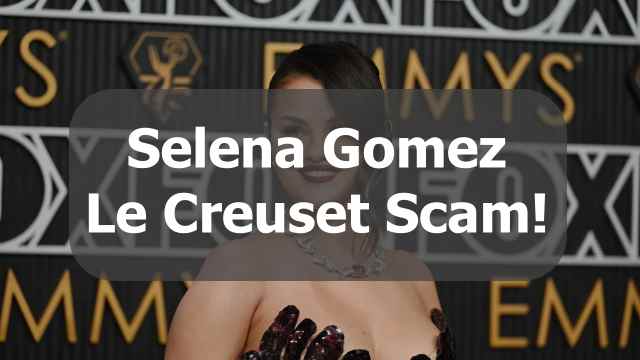 selena gomez free giveaway scam