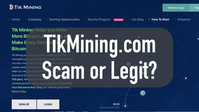tikmining.com review
