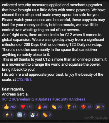 Carnelian12 Collapse