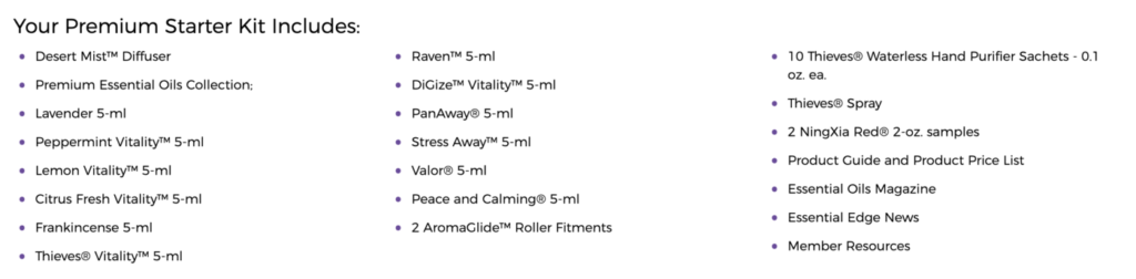 Young Living Premium kit